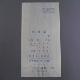 角底薬袋　両面1色印刷　HS-4　1,000枚